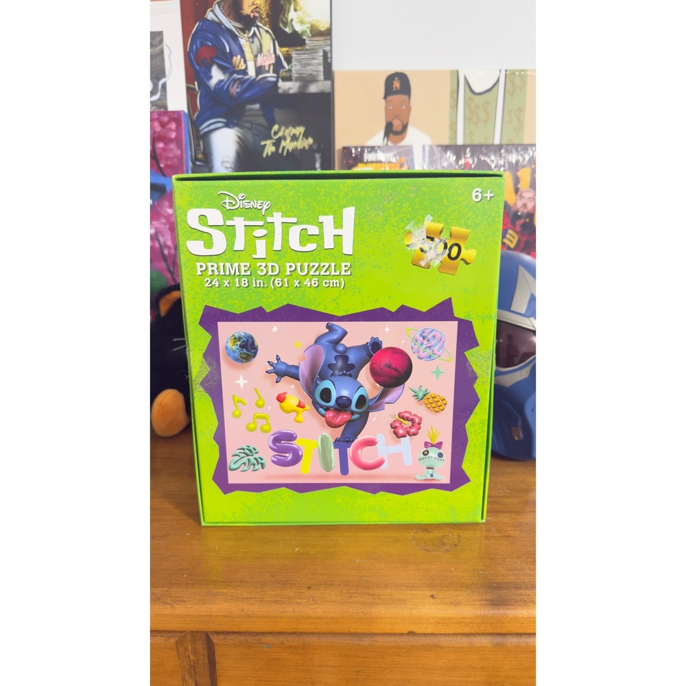 Disney Stitch Prime 3D Puzzle 500 Piece Lenticular‎ Jigsaw 24x18 New - Picture 2 of 2